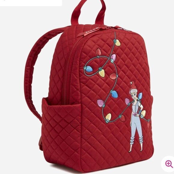 Vera Bradley Disney Pixar Small Backpack in Festive Toy Story NWT - Picture 3 of 7
